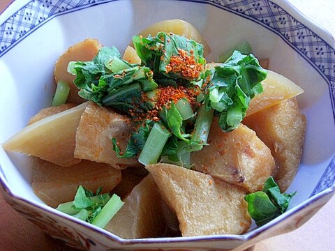 お魚食べてネ❤たこ天＆大根の煮物♪（薩摩揚げ）